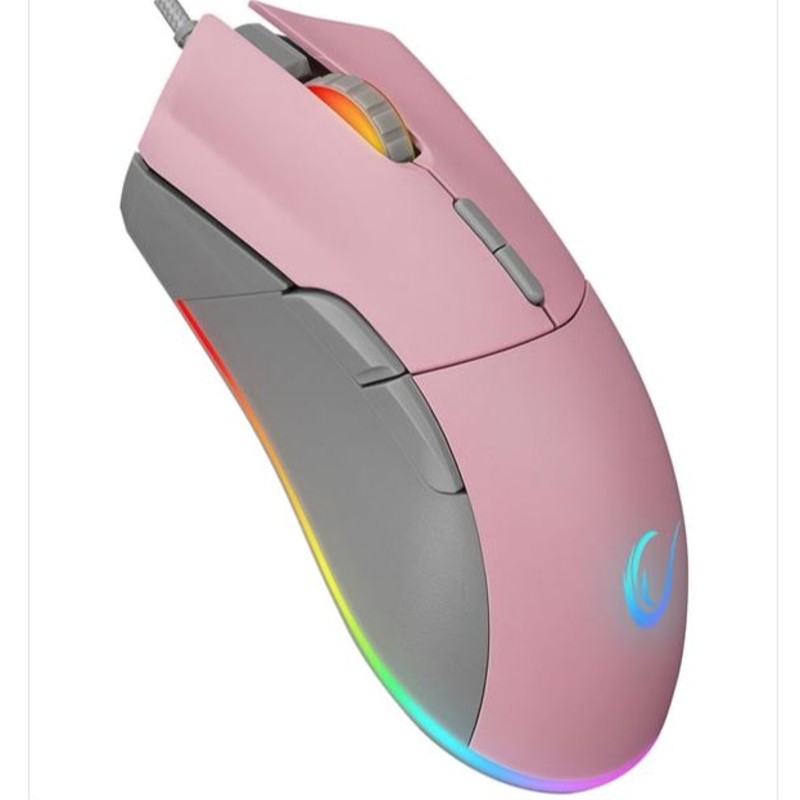 RAMPAGE COMPACT MOUSE PEMBE RGB